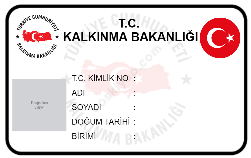 Giriş Kartı Çipli Yaka kartı online tasarla