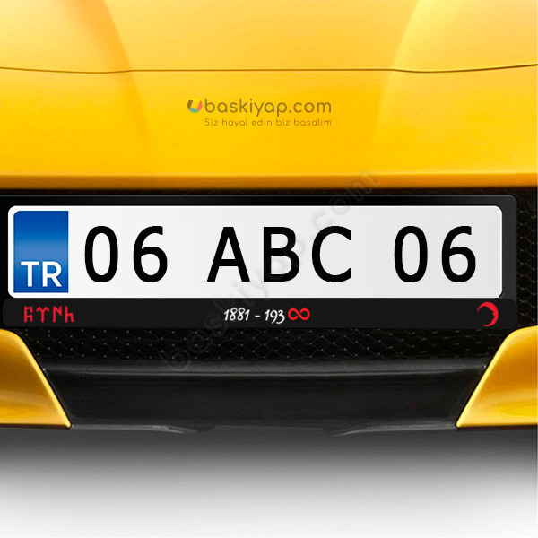 Göktürk Araç Plakalık online tasarla