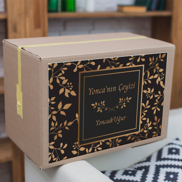 Gold Çiçekli online tasarla