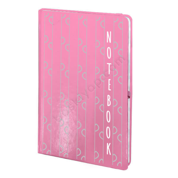 Gri Çubuk Tasarım Pembe Ajanda online tasarla