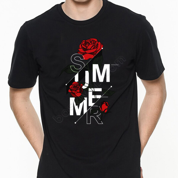 Gül Summer Tişört online tasarla