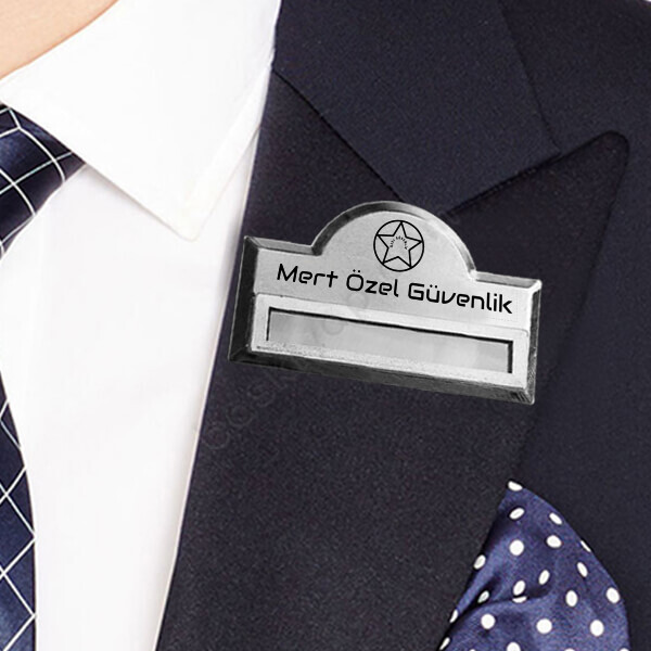 Güvenlik Firması Yaka İsimliği online tasarla