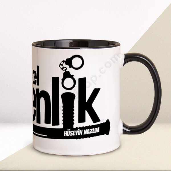 Güvenliklere Özel Baskılı Kupa Bardak online tasarla