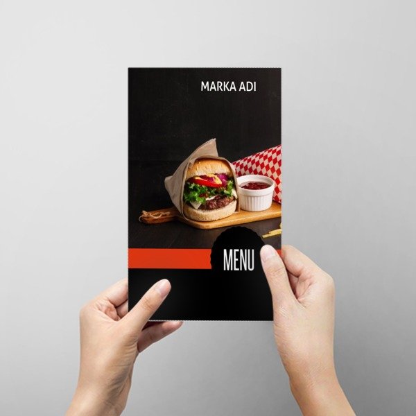 Hamburger Menü online tasarla