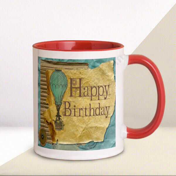 Happy Birthday Tasarımlı Kupa online tasarla