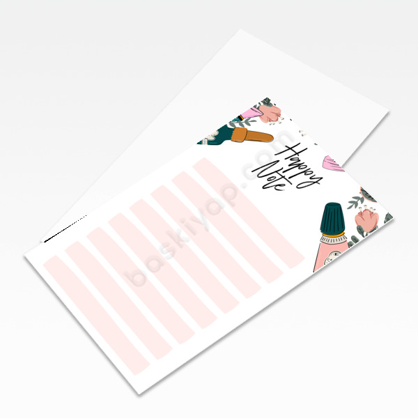 Happy Note Unutmayınız Kartı online tasarla