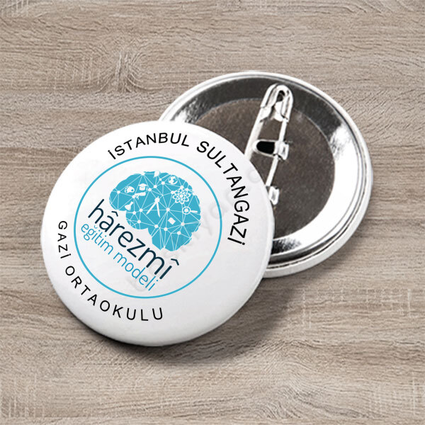 Harezmi Eğitim Modeli Rozet online tasarla