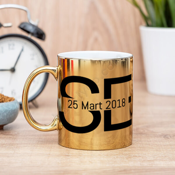 Harf Baskılı Gold Kupa online tasarla