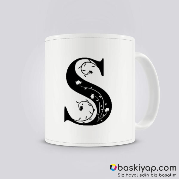 Harf Baskılı Kupa Bardak online tasarla