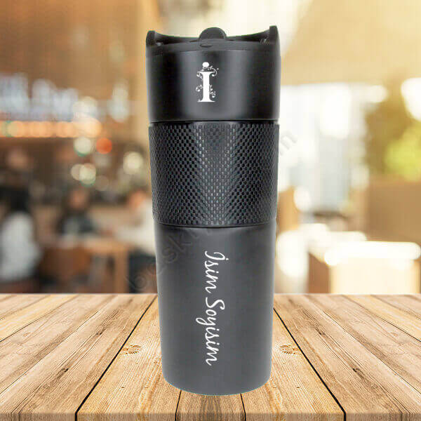 Harf Tasarımlı French Press Termos online tasarla