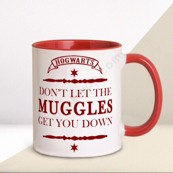 Harry Potter Tasarım Kupa – Kişiye Özel Baskılı Kupa - Kırmızı tasarımı