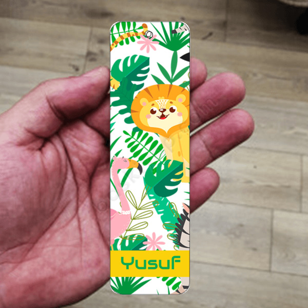 Hayvan Desenli Metal Kitap Ayracı online tasarla