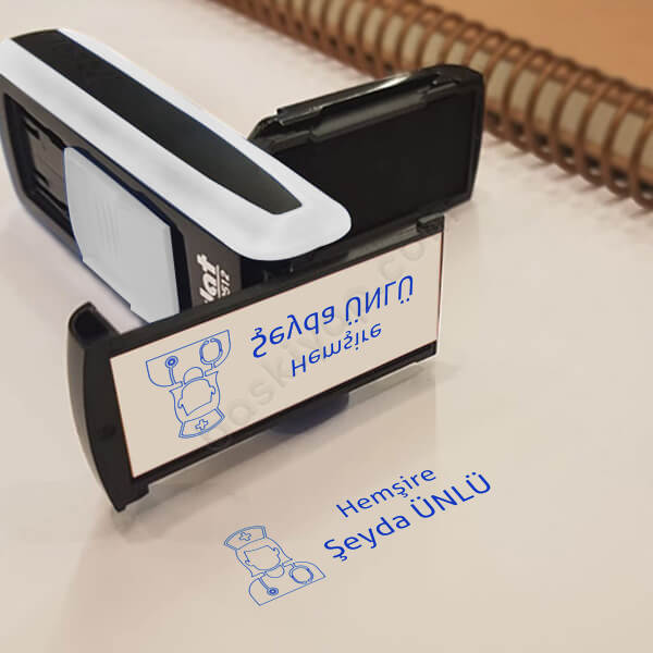 Hemşire Trodat Pocket Printy Cep Kaşe 9511 Siyah-Beyaz online tasarla