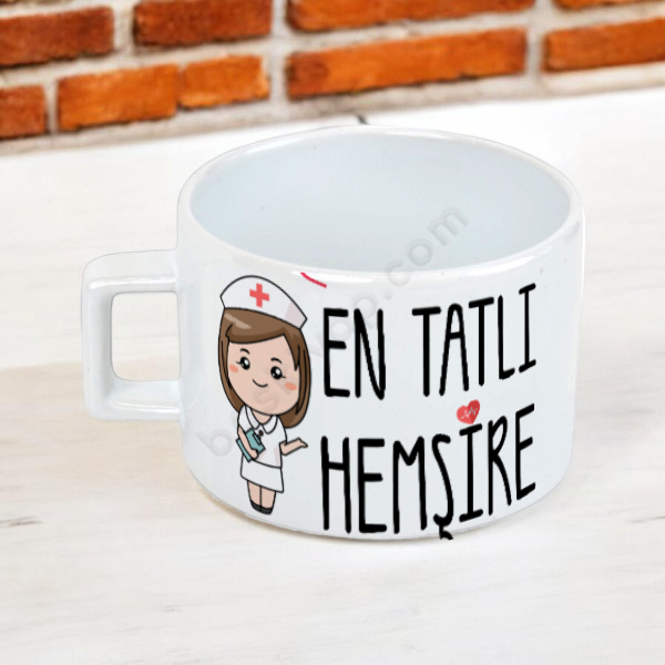 Hemşirelere Özel Baskılı Fincan online tasarla