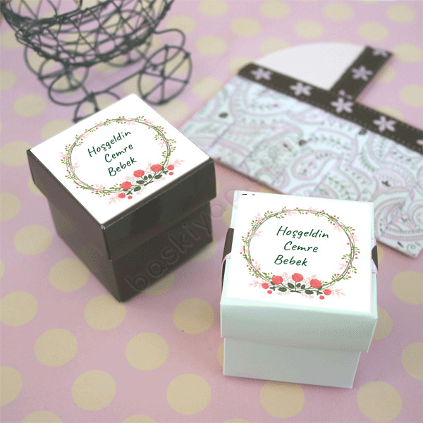 Hoşgeldin Bebek Baby Shower Etiket online tasarla