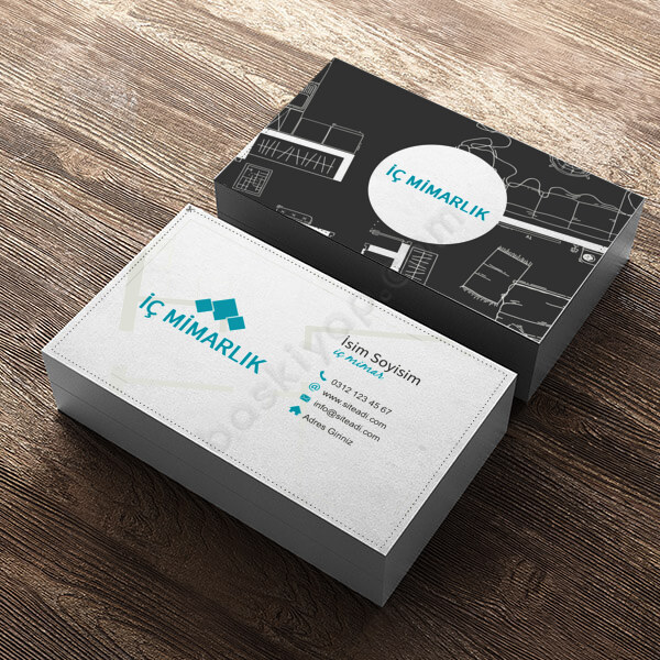 İç Mimar Kartviziti online tasarla