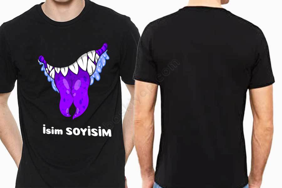 İçimdeki Canavar Tasarım Baskılı Tişört Model1 online tasarla