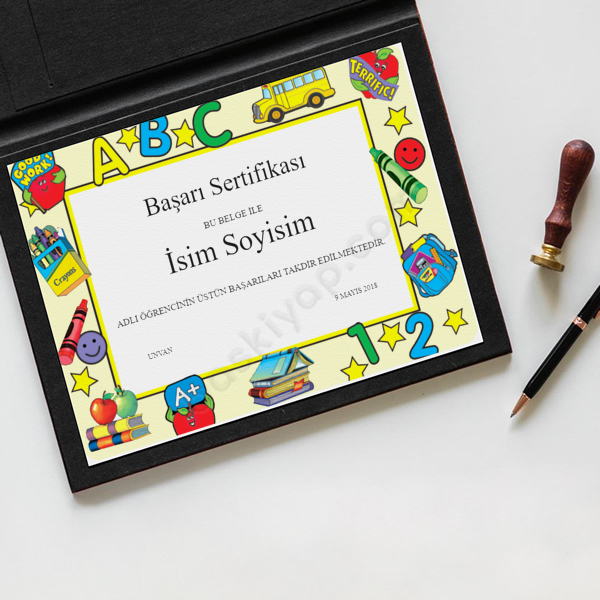 İlkokul Başarı Sertifikası online tasarla
