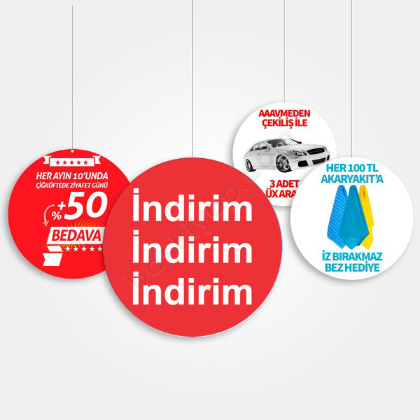 İndirim Dönkart Tasarımı online tasarla