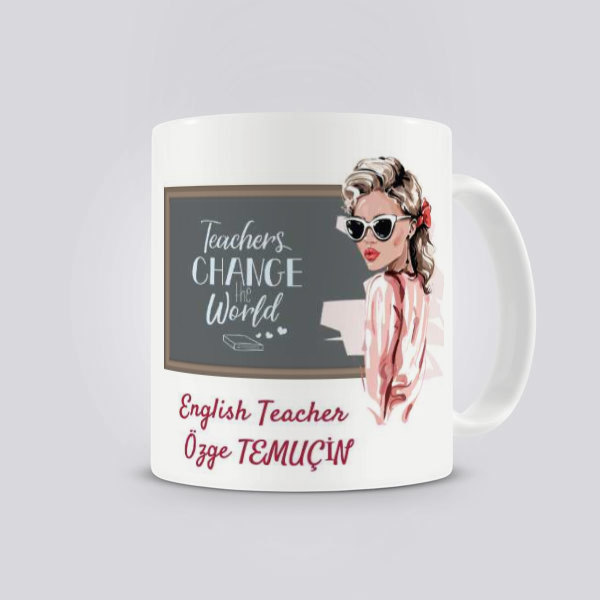 İngilizce Öğretmeni Kupa Bardak online tasarla