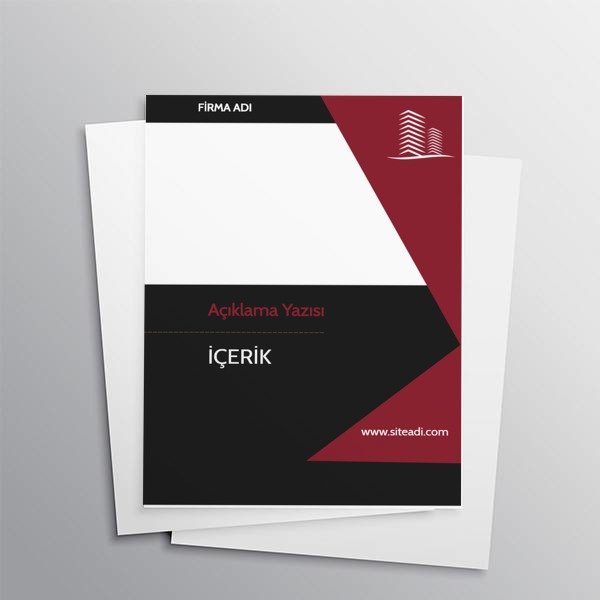 İnşaat Tanıtım Broşürü online tasarla