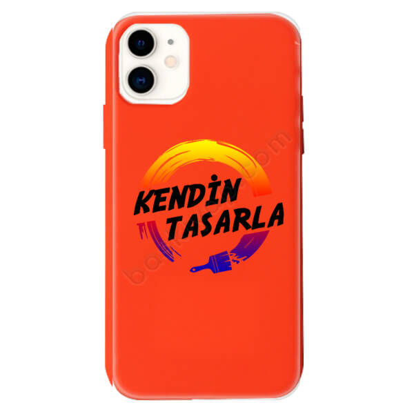 Iphone 11 Neon Turuncu Kılıf online tasarla