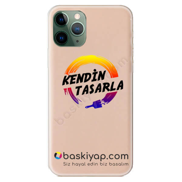 Iphone 11 Pro Max Pembe Telefon Kılıfı online tasarla