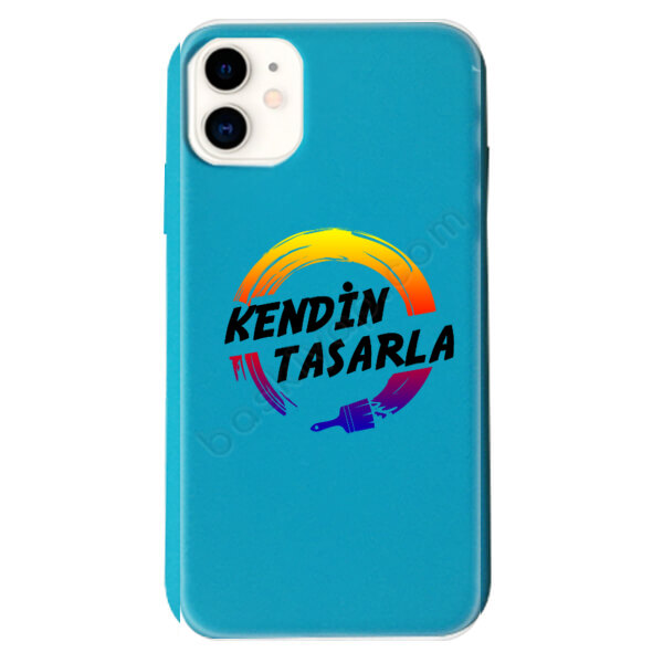 İphone 11 Telefon Kılıfı Mavi online tasarla