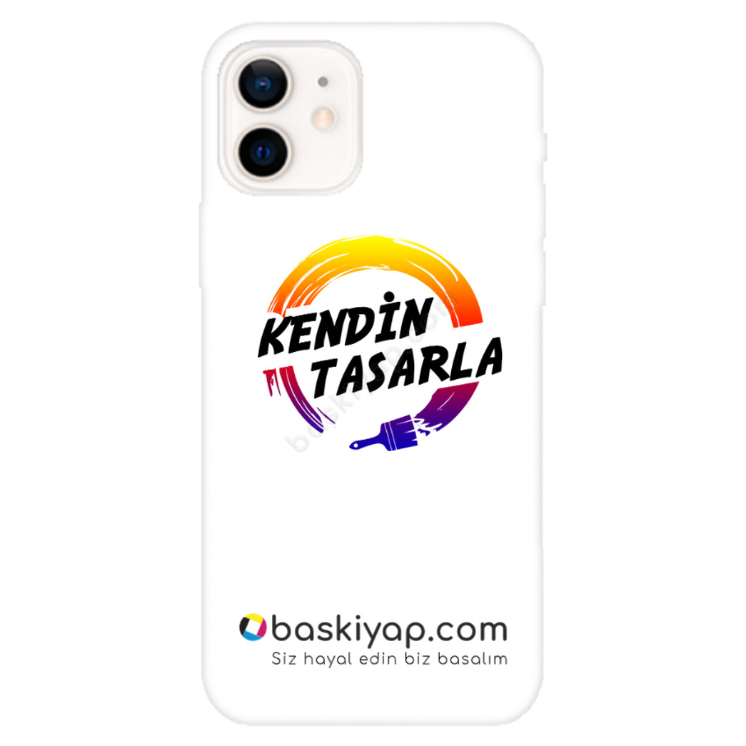 Iphone 12 Mavi Silikon Telefon Kılıfı online tasarla