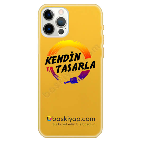 Iphone 12 Pro Max Sarı Kılıf online tasarla