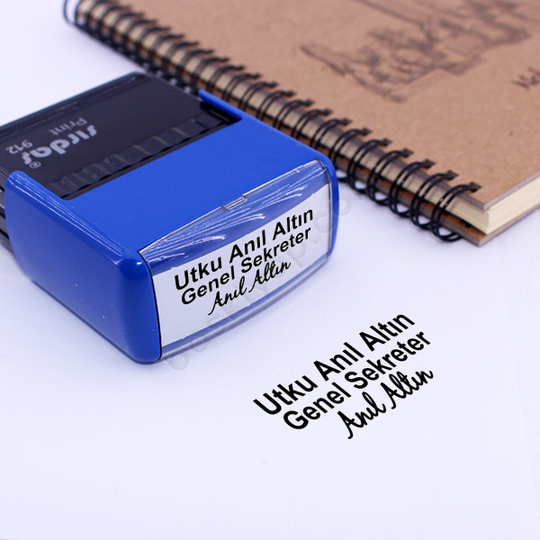 İsim Soyisim Ünvan İmza online tasarla