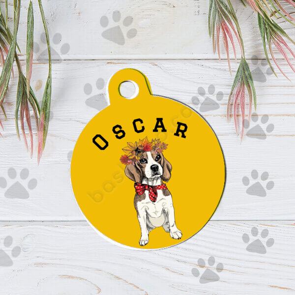 İsimli  Kedi Köpek İsim Künyesi online tasarla