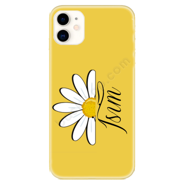 İsimli Papatya Tasarımlı Telefon Kılıfı online tasarla