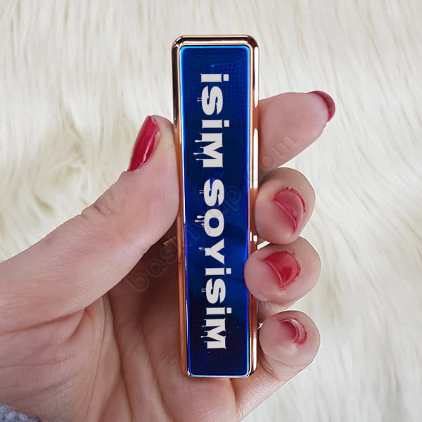 İsme Özel Lazer Kazıma Çakmak online tasarla