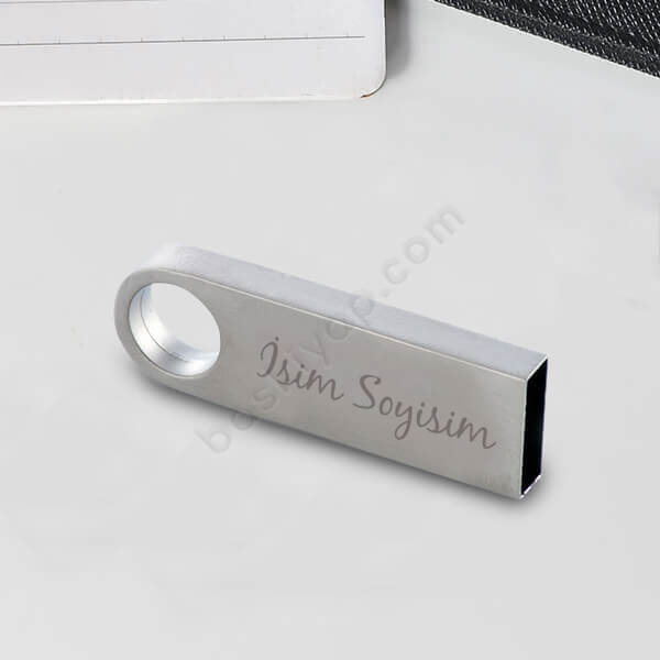 İsme Özel Metal Usb Bellek online tasarla