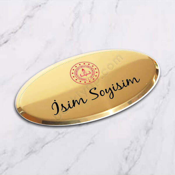 İsme Özel Personel Yaka İsimliği online tasarla