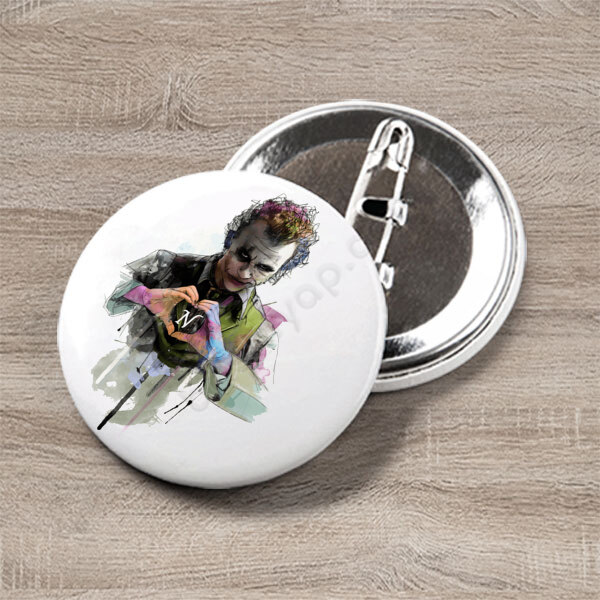 Joker Tasarım Baskılı Boton Rozet online tasarla