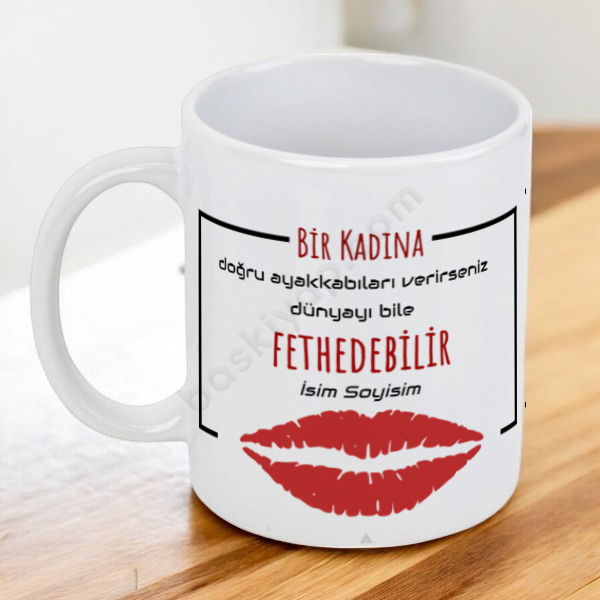 Kadın Gibi Sözler Kupası online tasarla