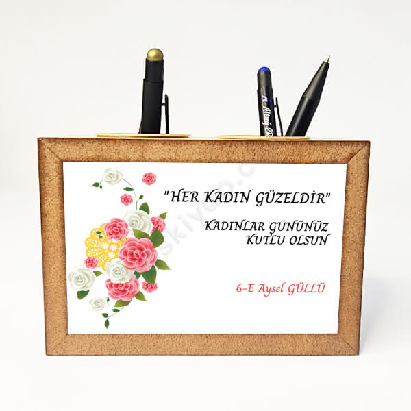 Kadınlar Gününe Özel Kalemlik online tasarla