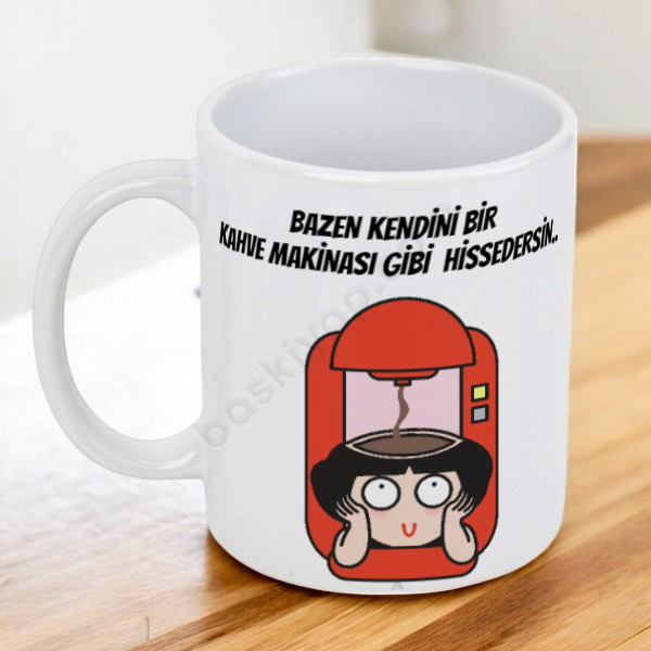 Kahve Makinası Tasarım Kupa Bardak online tasarla