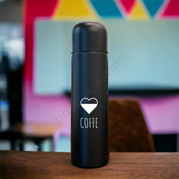 Kalp Desenli Termos online tasarla