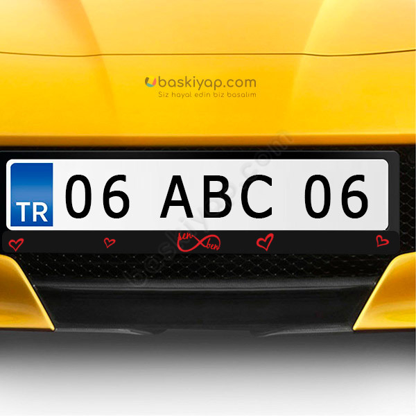 Kalpli Plakalık online tasarla