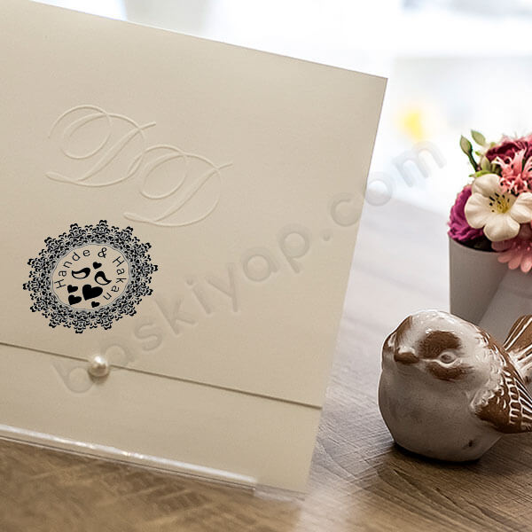 Kalpli Sevgili Kaşesi online tasarla