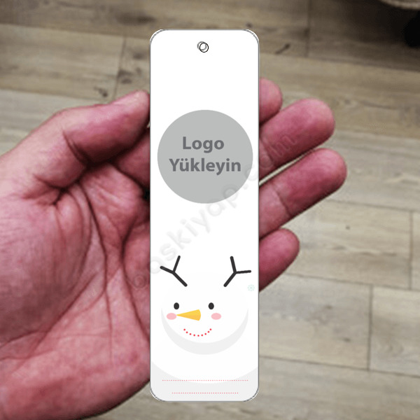 Kardan Adam Metal Kitap Ayracı online tasarla