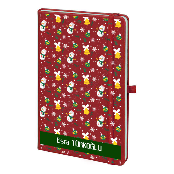 Kardanadam Tasarımlı Defter Ajanda – Tarihsiz Kırmızı Ajanda / Defter 13X21Cm tasarımı