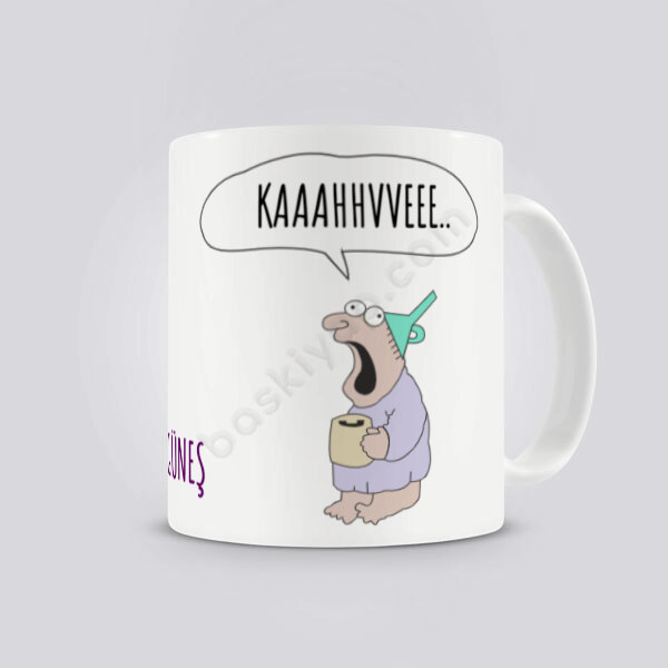 Karikatür Tasarım 2 Özel Kendin Tasarla Kupa online tasarla