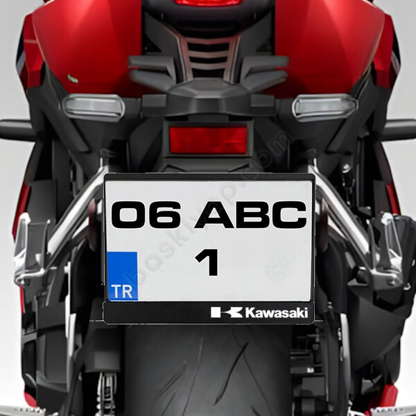 Kawasaki Logolu Plakalık online tasarla