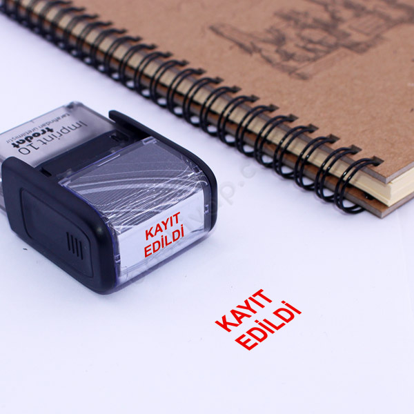 Kayit Edildi Kaşesi