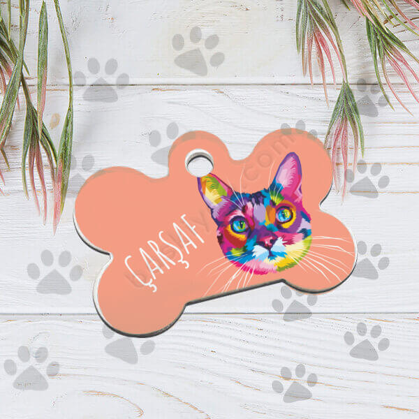 Kedi Resimli Künye online tasarla