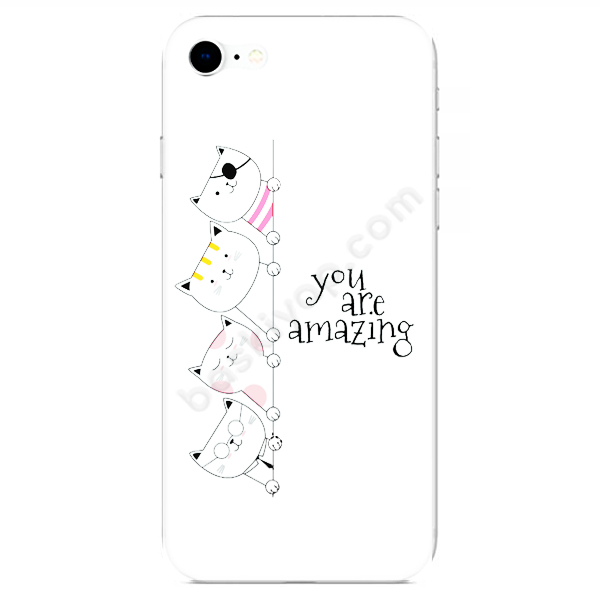 Kedicikler İphone 8 Telefon Kılıfı online tasarla